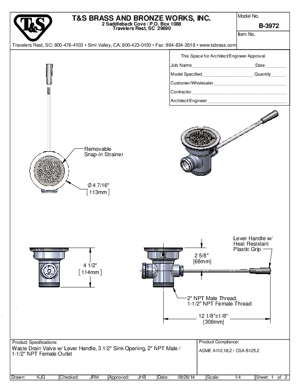 Cutsheet