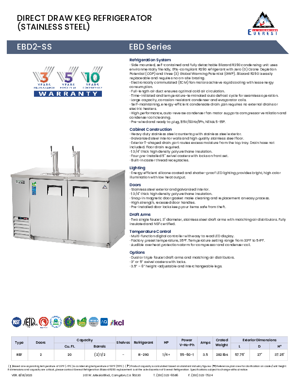 Cutsheet