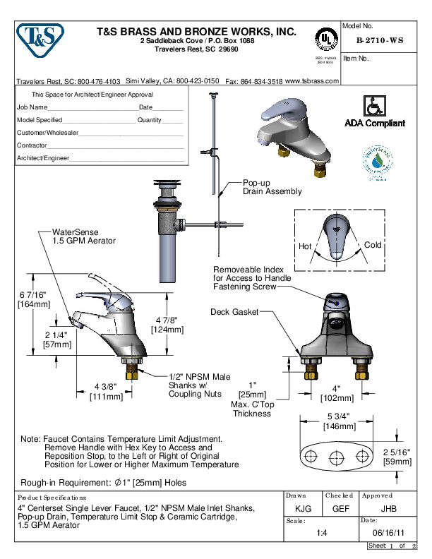 Cutsheet