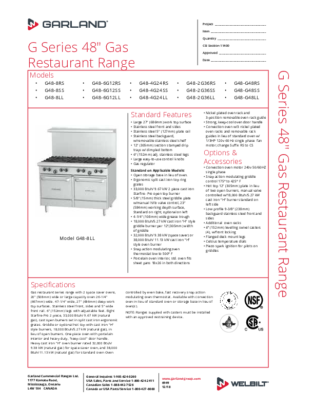 Cutsheet