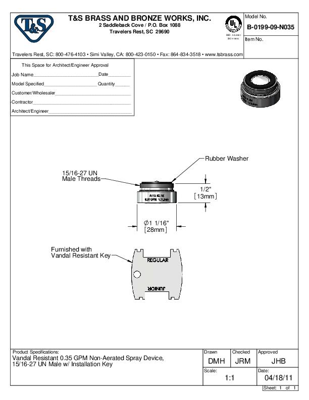 Cutsheet