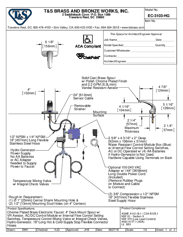 Cutsheet