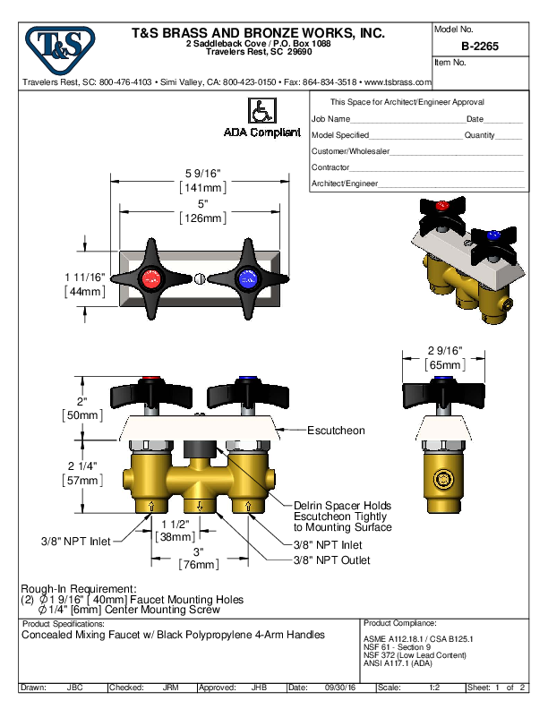 Cutsheet