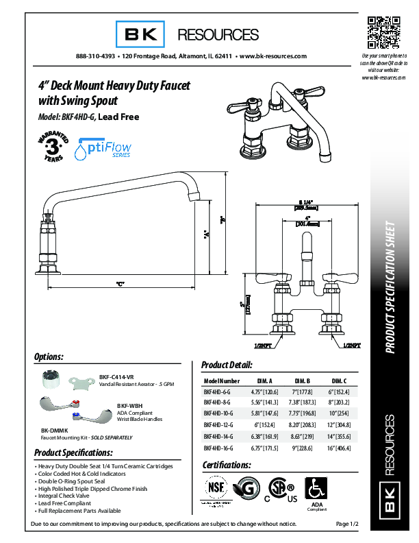 Cutsheet