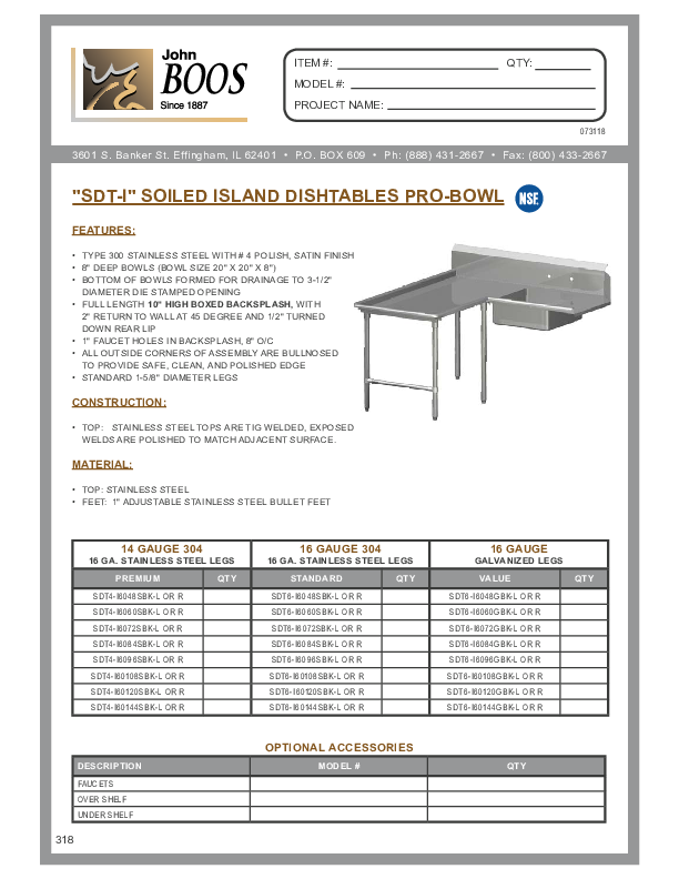 Cutsheet