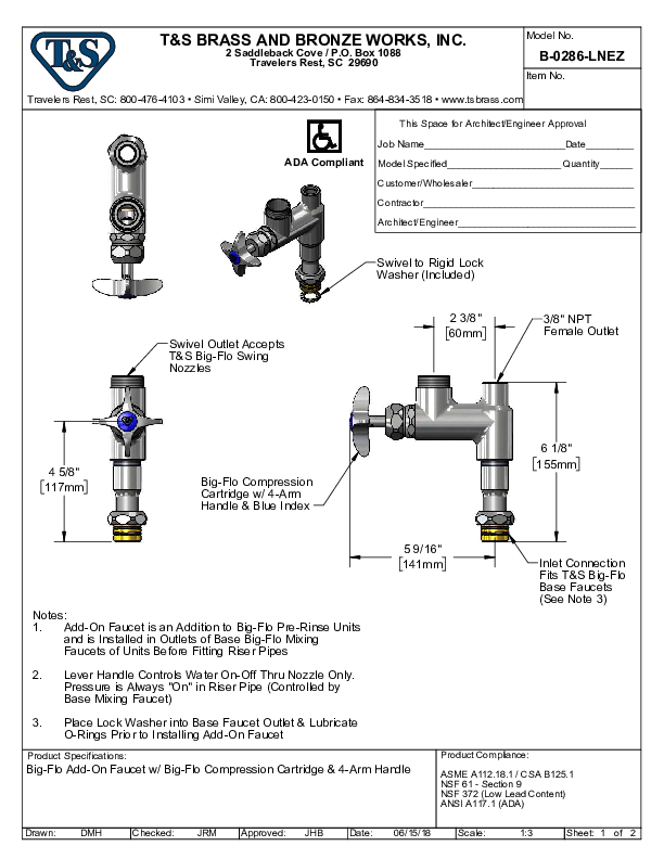 Cutsheet