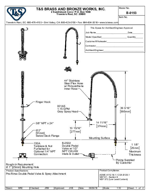 Cutsheet