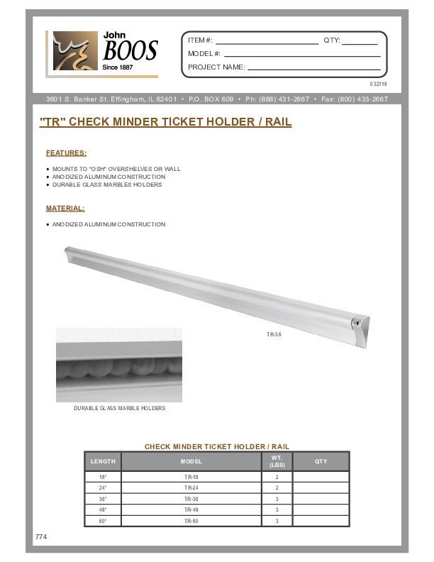 Cutsheet