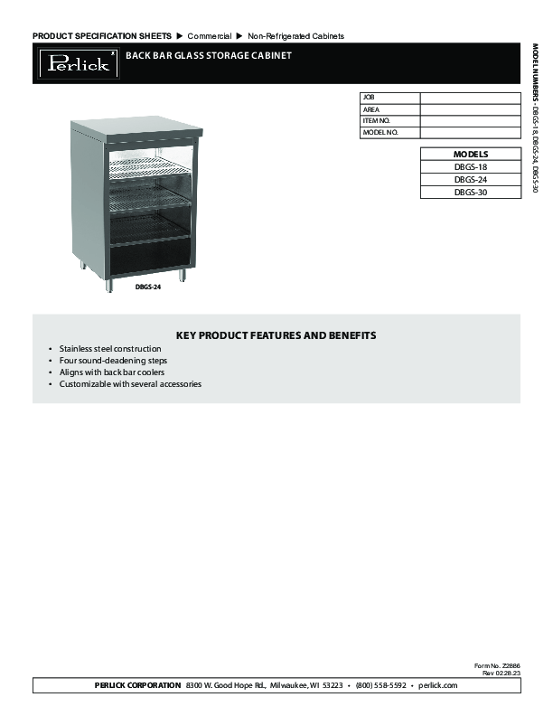 Cutsheet