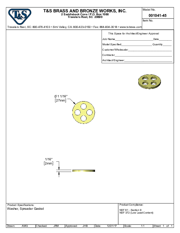 Cutsheet