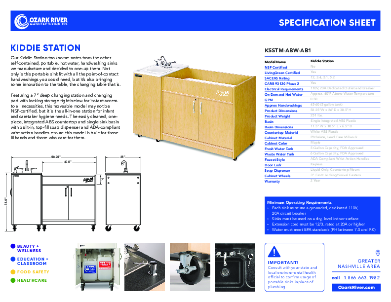 Cutsheet