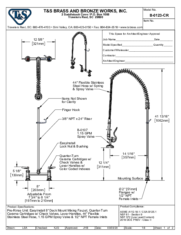 Cutsheet