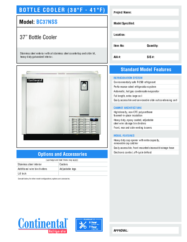 Cutsheet