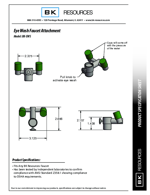 Cutsheet