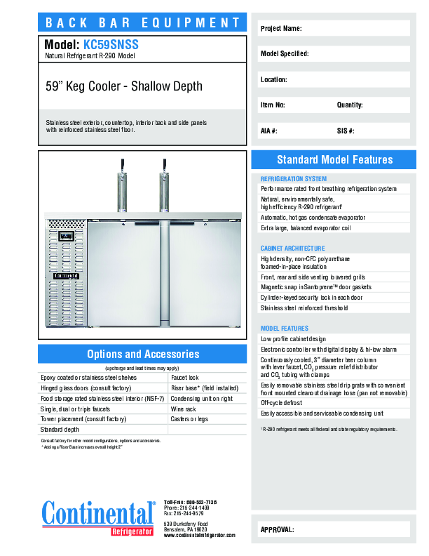 Cutsheet