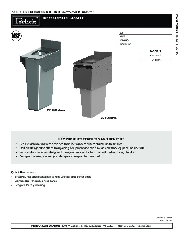 Cutsheet