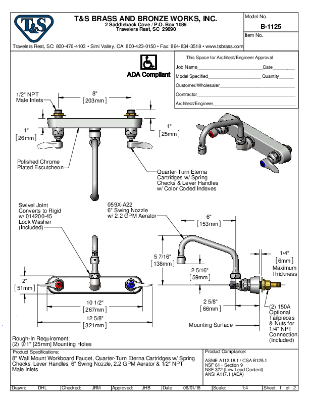 Cutsheet