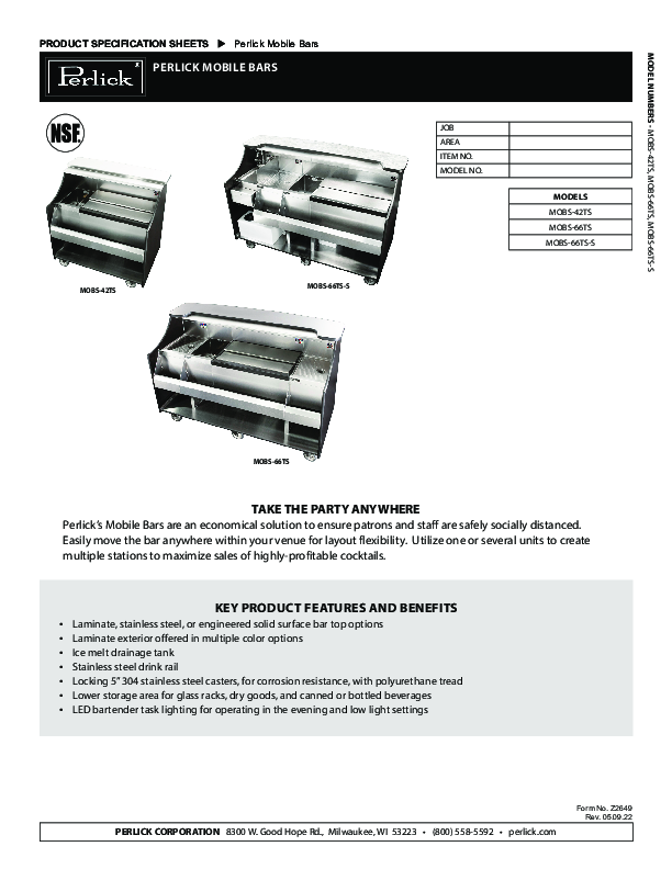 Cutsheet