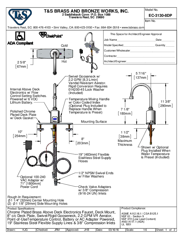 Cutsheet