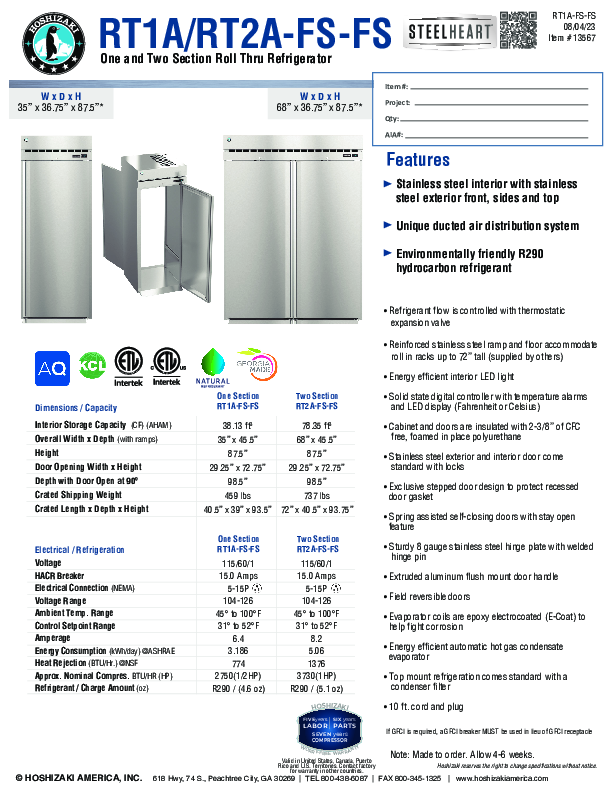 Cutsheet