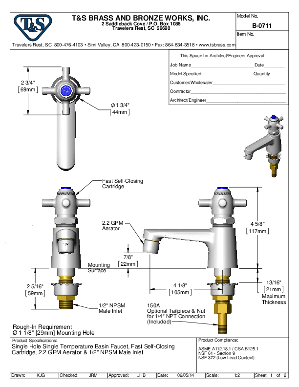 Cutsheet