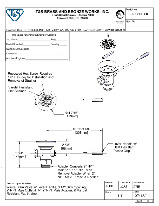 Cutsheet