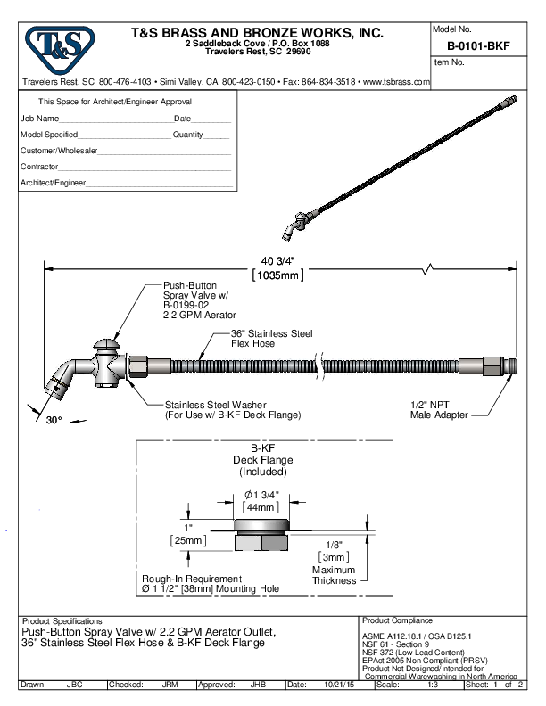 Cutsheet