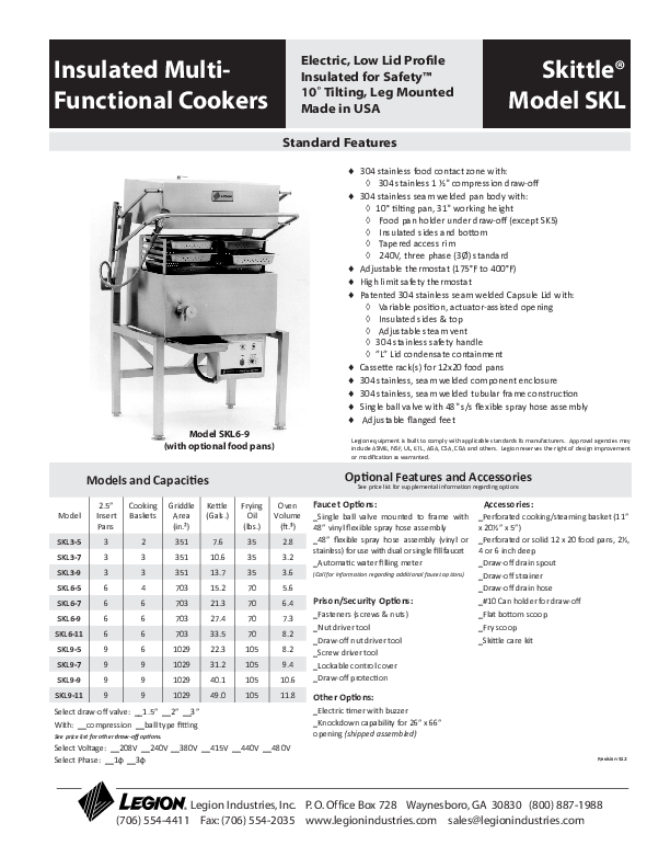 Cutsheet