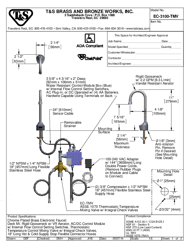 Cutsheet