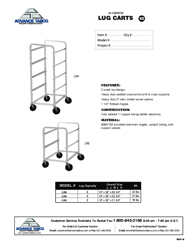 Cutsheet