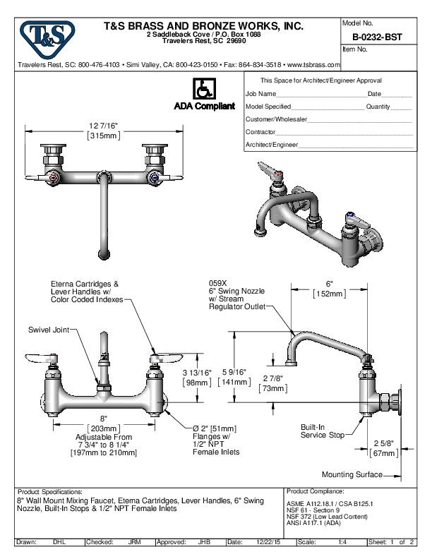 Cutsheet