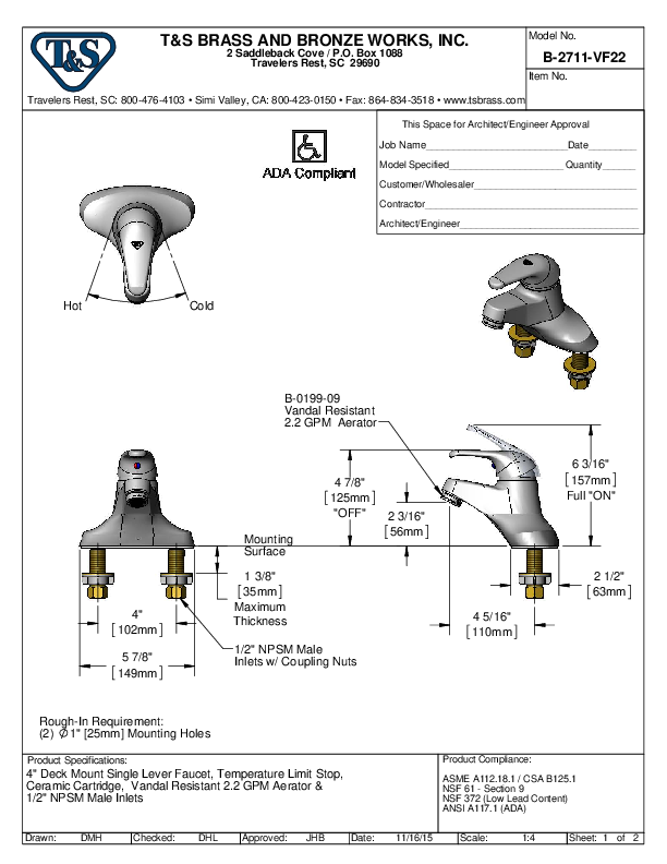 Cutsheet