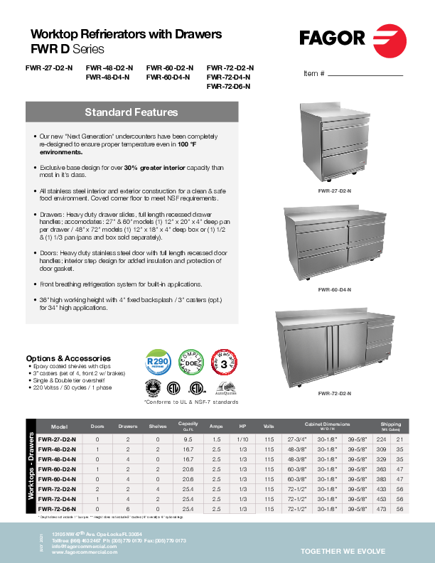 Cutsheet