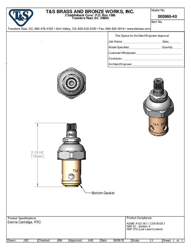 Cutsheet