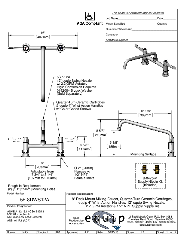 Cutsheet