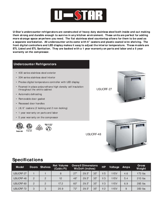 Cutsheet