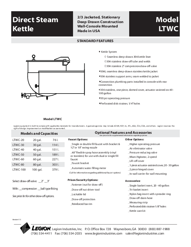 Cutsheet