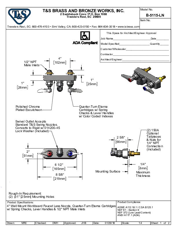 Cutsheet