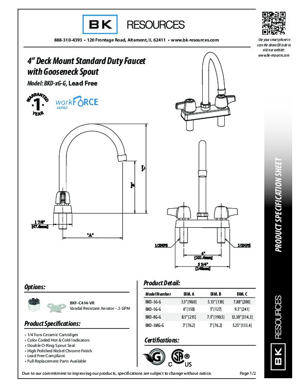 Cutsheet