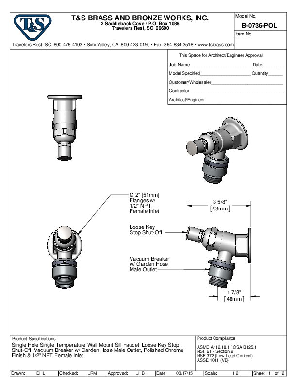 Cutsheet