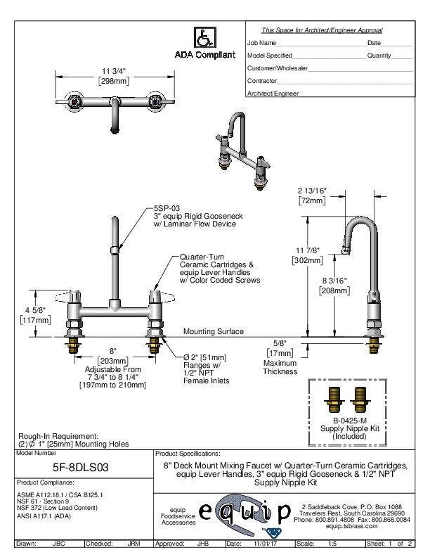 Cutsheet