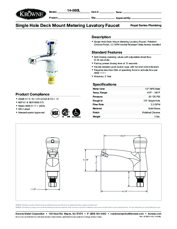 Cutsheet