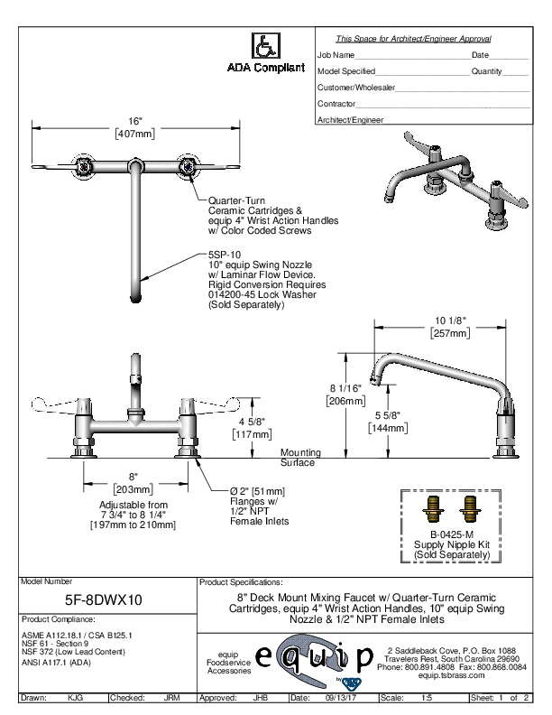 Cutsheet