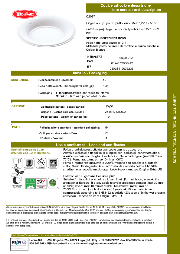 Cutsheet