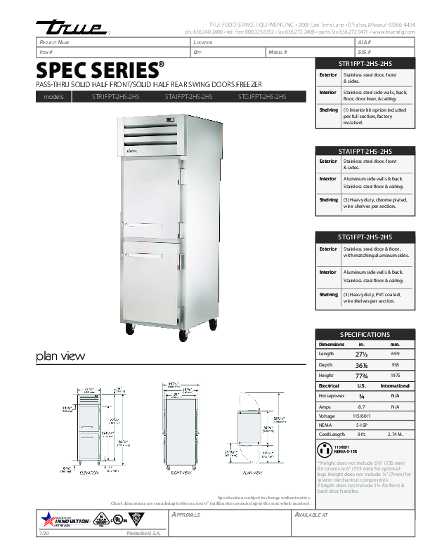 Cutsheet