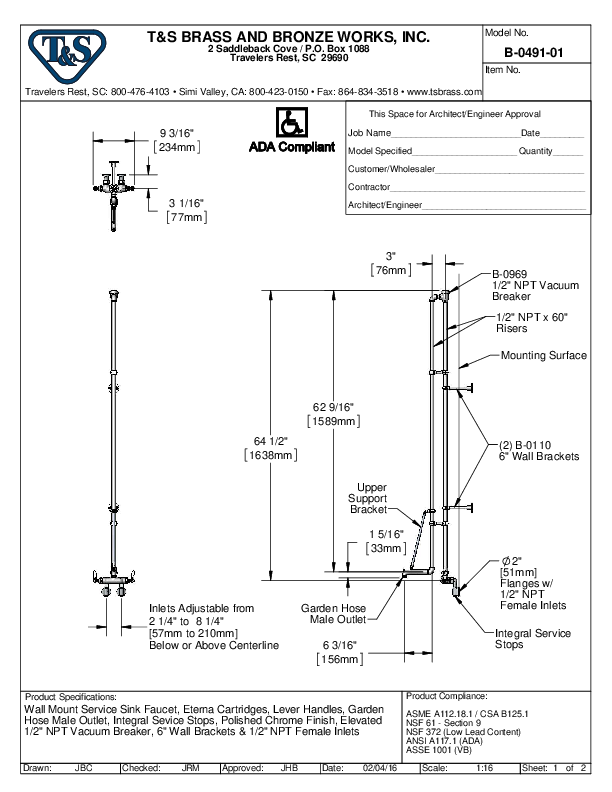 Cutsheet