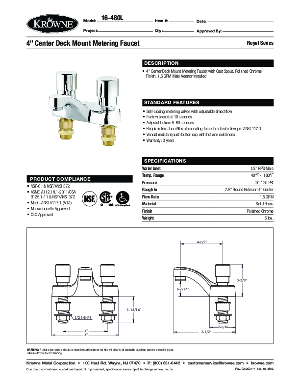 Cutsheet