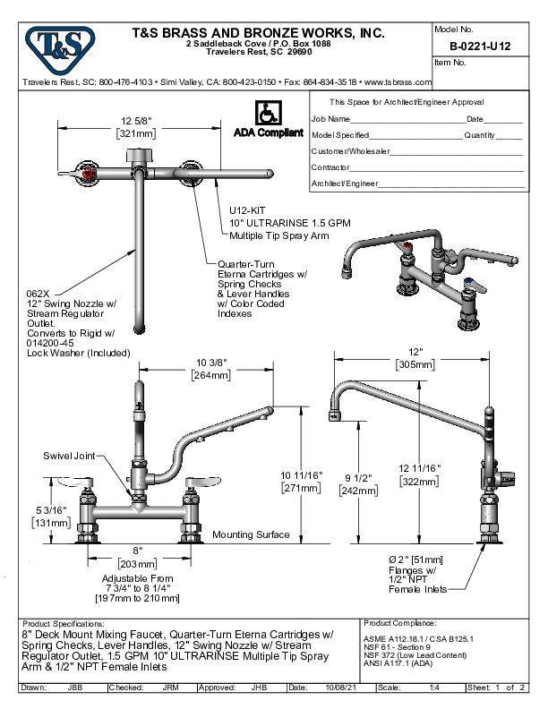 Cutsheet