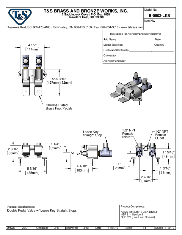 Cutsheet