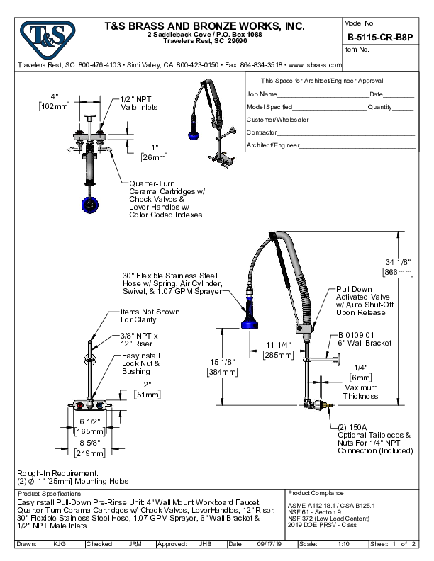 Cutsheet